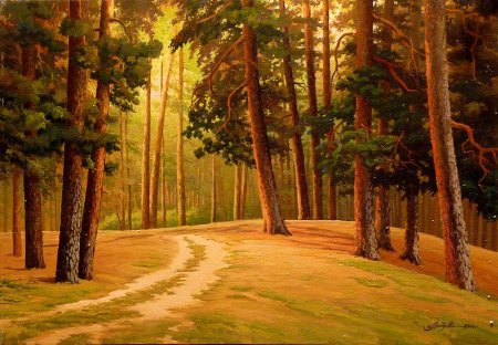 Художник нарисовавший Сосновый Бор