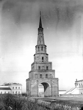 Башня Сююмбике Казань рисунок