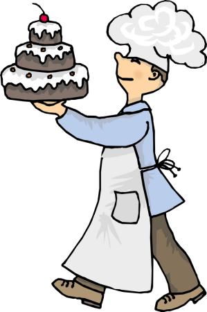 Кондитер раскраска для детей