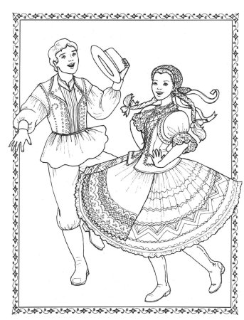 Тарантелла рисунок