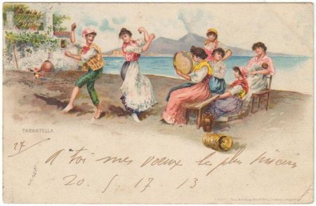 Тарантелла рисунок