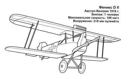 Раскраска самолет АН 2