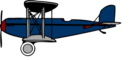 Biplane биплан сбоку