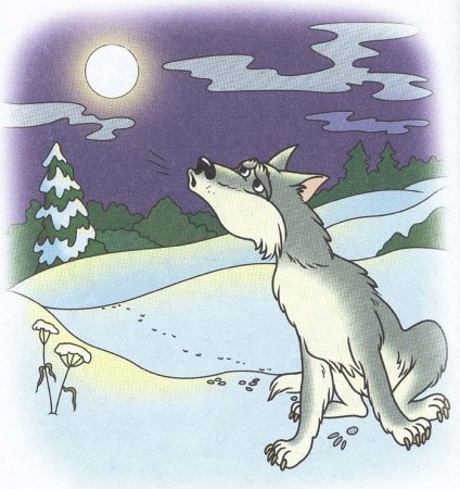 Волк для детей