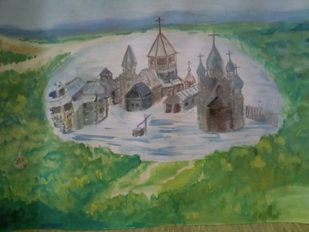 Град Китеж рисунки