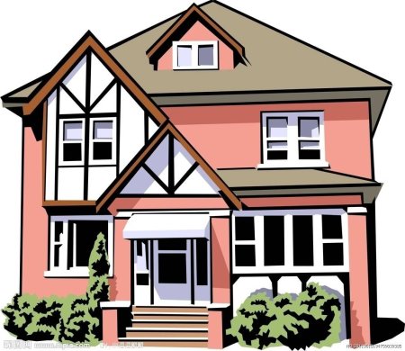 Мультяшный коттедж