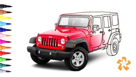 Раскраска Хаммер h2