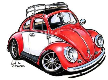 Фольксваген Жук скетч