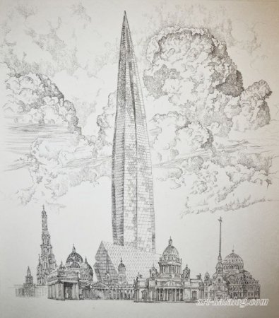 Картина Лахта центр