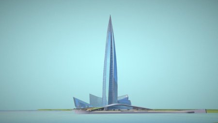 Лахта центр 3д модель