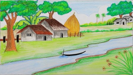 Рисунок на тему природа