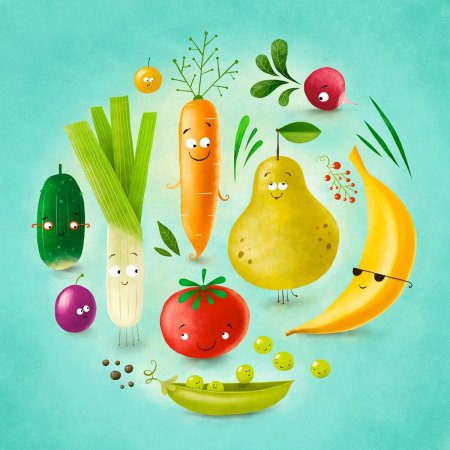 Рисование на тему нездоровое питание