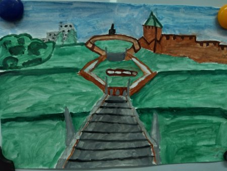 Чкаловская лестница Нижний Новгород глазами детей