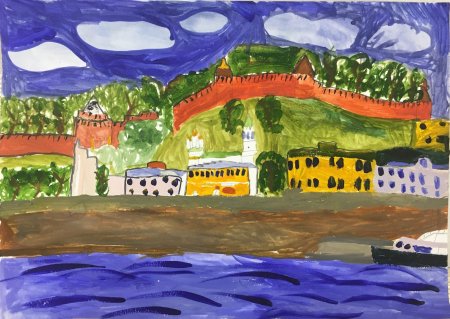 Чкаловская лестница Нижний Новгород глазами детей