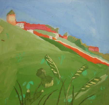 Нарисовать Чкаловскую лестницу