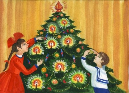 Безопасный новый год рисунки
