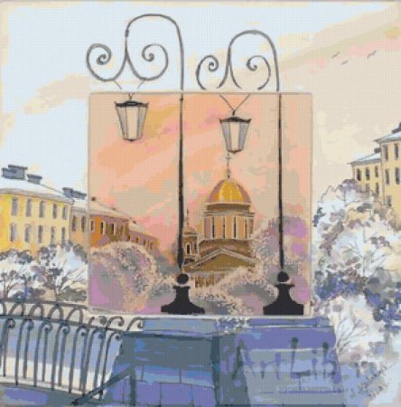 Исаакиевский собор акварель