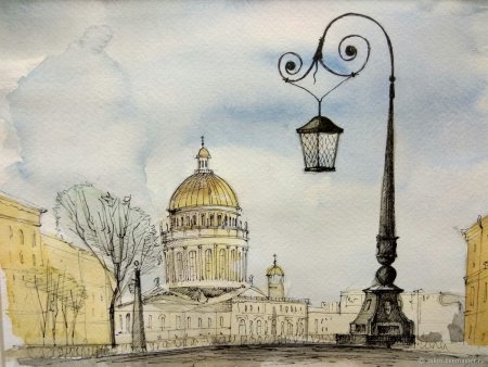 Фонари на картинах художников