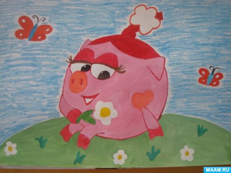 Рисование машина средняя группа