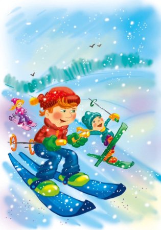 Зимний спорт для дошкольников