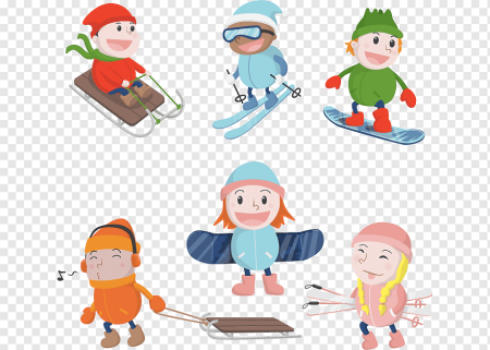 Зимние забавы лыжи