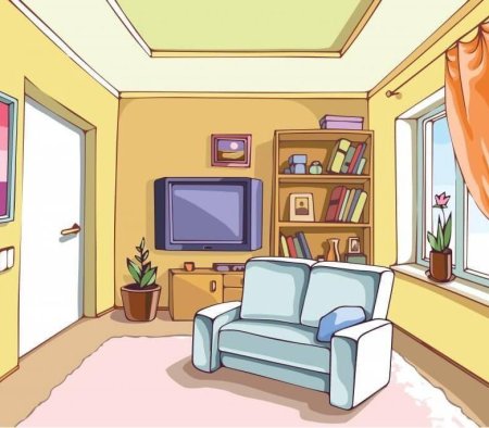 Мультяшная комната