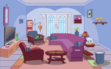 Мультяшная комната