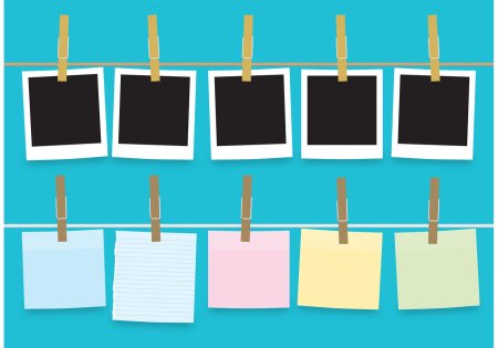 Веревка с прищепками