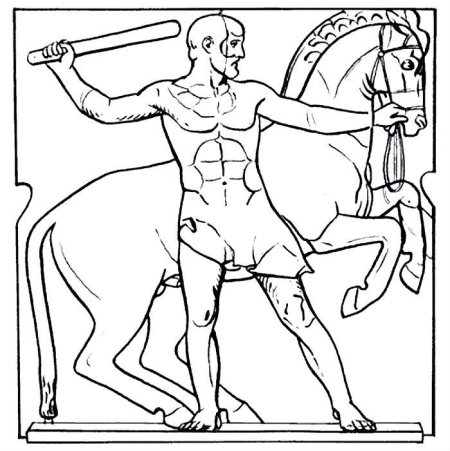 12 Подвигов Геракла кони Диомеда