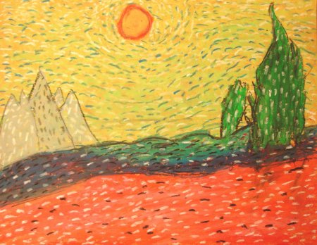 Ван Гог оранжевый