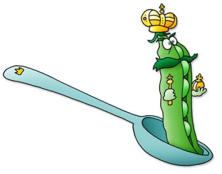 Царь горох вектор