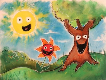 Смешные детские рисунки