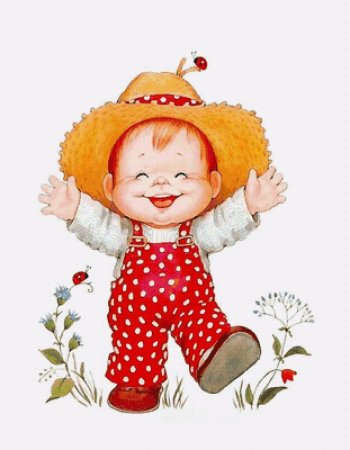 Забавный малыш иллюстрация