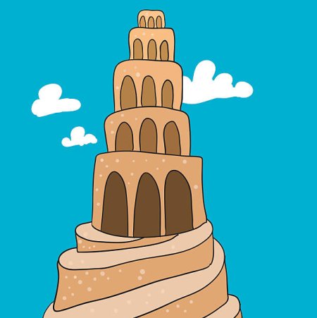 Вавилонская башня иллюстрации