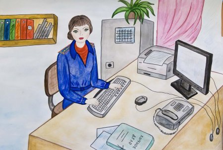 Рисунок профессия бухгалтер