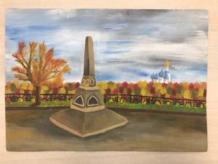 Памятник 800 летия Вологды рисунок