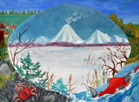 Камчатка рисунок