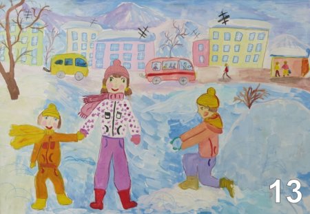 Петропавловск-Камчатский рисунок