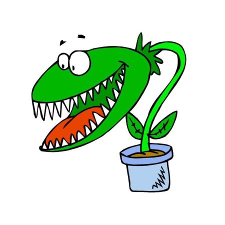 Цветок хищник