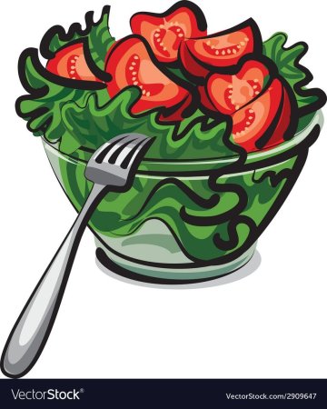 Салат рисунок для детей