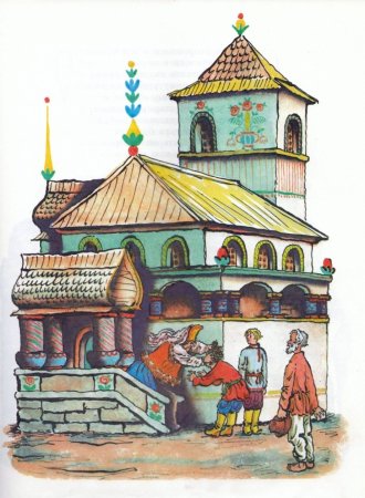 Дворец Шамаханская царица три богатыря