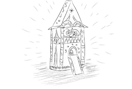 Хрустальный домик для белочки