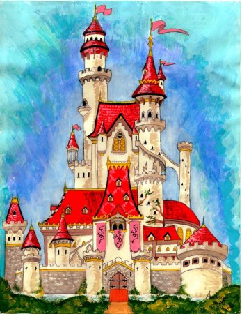 Рисование сказочный Терем