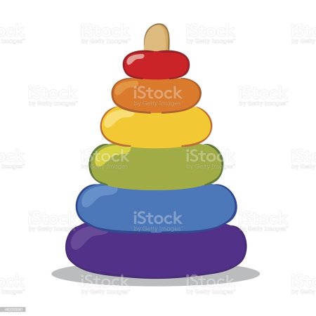 Пирамидка для детей рисование