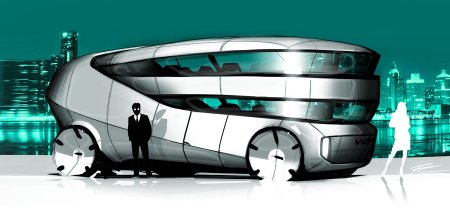 Эскиз транспорта будущего