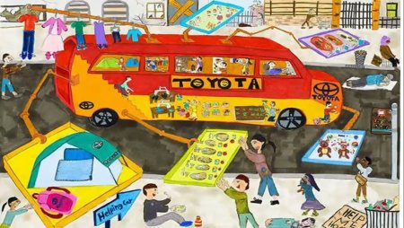 Машина мечты на бумаге