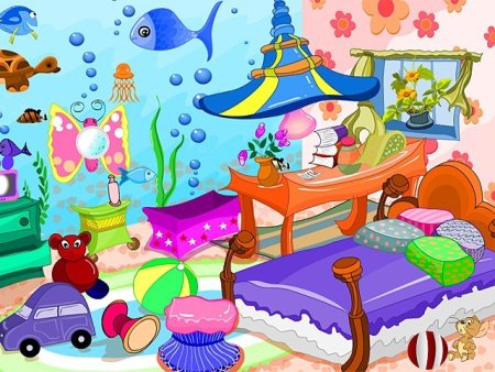 Рисование игровой комнаты