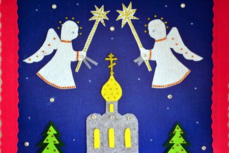 Аппликация Рождество