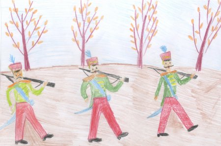 Марш рисунок