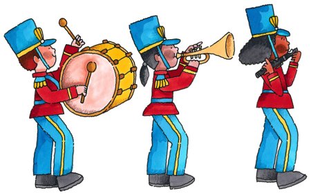 Марш рисунок